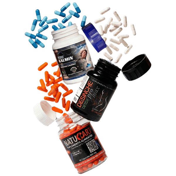 Natucart e Desinche - Suplementos Cartmax